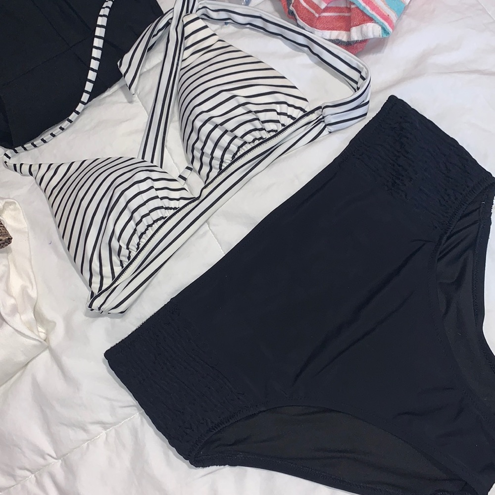 VS high waisted bathing suits x2
